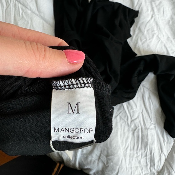 Black Cutout Bodysuit - Picture 7 of 7